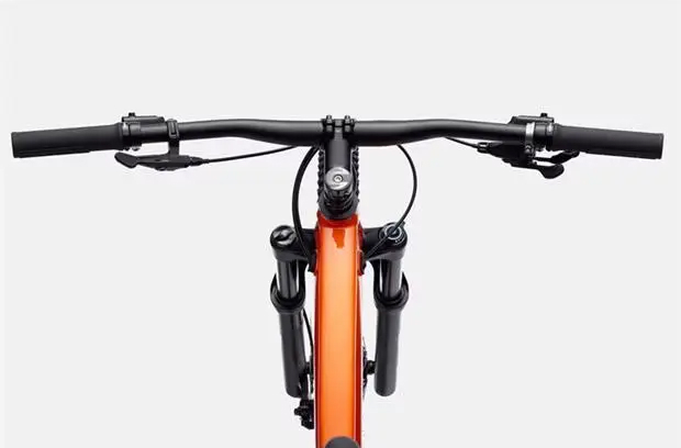 Bicycle with riser handlebars